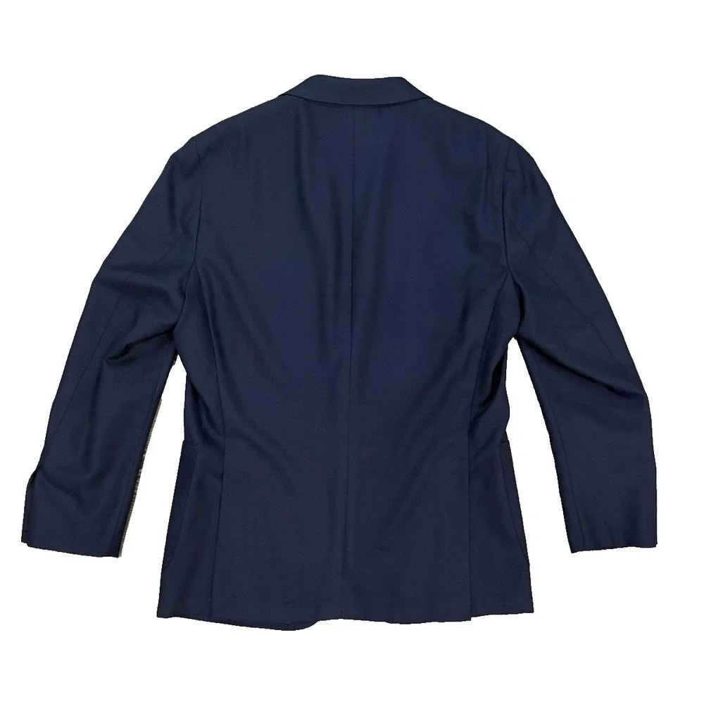 SUITSUPPLY Havana Navy Wool Blazer 56 / US 46 Vitale Barberis Canonico Italy